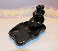 Back flow incense holder/Waterlily